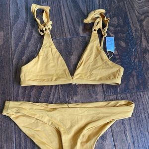 L space yellow bikini small